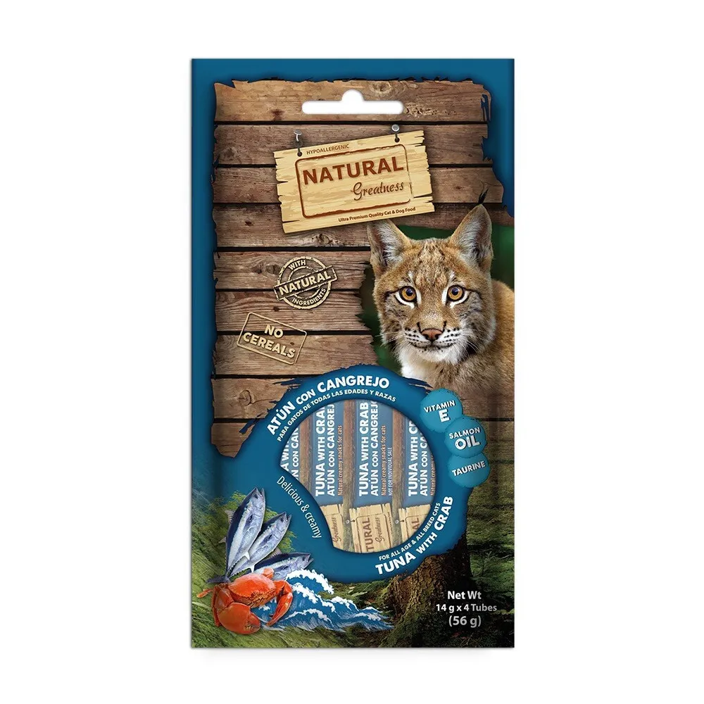 Atún con Cangrejo para gatos-Natural Greatness 4x14gr