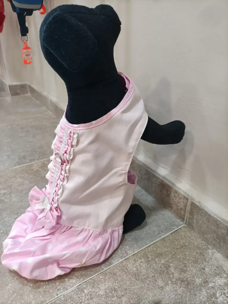 Ropa para perro color Rosa talla L
