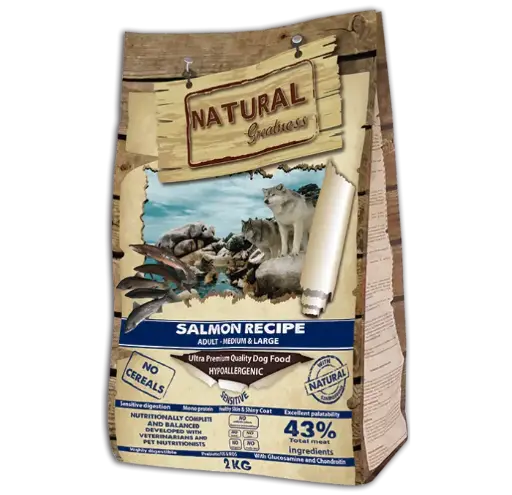 [8425402400005] Pienso Salmón recipe Adult-Medium & Large 2Kg - Natural Greatness