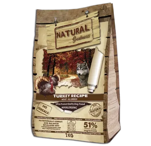 [8414606901203] Pienso Turkey recipe Adult-All Breed 2Kg - Natural Greatness