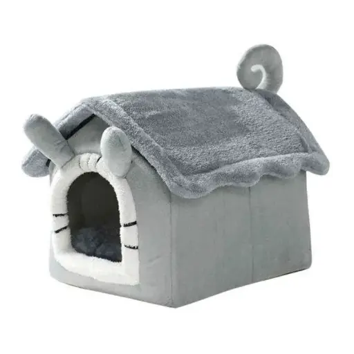[8435335651634] Casita de tela gris  40cm